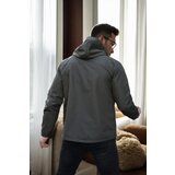 Dewberry 86622 Hooded Mens Seasonal Jacket-KHAKI | Shoptok.si