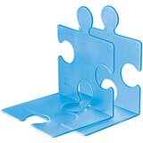 Han držalo za knjige/cd-je puzzle, prosojno modra, 2 kosa Cene