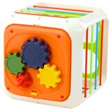  Senzorna igračka za bebe kocka sa sortiranje 15x15 - šarena | shoptok.hr