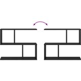  Polica na zidu Crni hrast 60 x 12 x 50,5 cm Konstruirano drvo | shoptok.hr