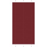  Plisirana zavjesa Bordo crvena 105x200 cm Širina tkanine 104,4 cm Poliester | shoptok.hr