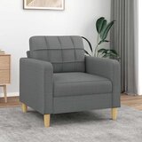  Fotelja tamnosiva 60 cm tkanina | shoptok.hr