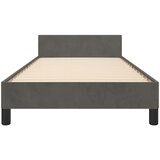  Okvir za krevet bez madraca tamnosivi 90x200 cm baršunasti | shoptok.hr