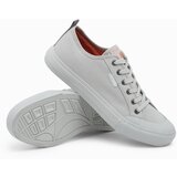 Ombre Men's short sneakers monocolor - gray | Shoptok.si