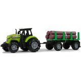 Green Tractor Trailer Logs Wood Farm Sound | shoptok.hr