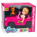Mini Doll in a Cabriolet Off-Road Vehicle Set with a Dog Figurine | Shoptok.si
