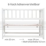 Roba Bijela kolijevka s podesivom visinom/za spavanje s bebom 90x45 cm Woodland Buddies – | shoptok.hr