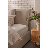 Bonami Selection Bež oblazinjena zakonska postelja s prostorom za shranjevanje z letvenim dnom 180x200 cm Thessa Pillow – | Shoptok.si