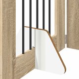  Vrata za pse s postoljem 6 pcs Hrast sonoma 60 x 80 cm | shoptok.hr