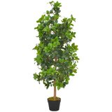 vidaXL Umetna rastlina lovorovo drevo z loncem zelena 120 cm, (20579852) | Shoptok.si