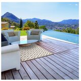 Green Decore Bež-bijeli obostrani tepih pogodan za vanjski Nirvana, 120 x 180 cm | shoptok.hr