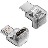 INF 8K@60Hz UHD HDMI 2.1 adapter z 90° navpičnim upognjenjem – 3 kosa Transparent, (5000327380) | Shoptok.si