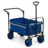 Waldbeck Easy Rider, vlečni voziček, do 70 kg, teleskopska cev, zložljiv, modri | Shoptok.si