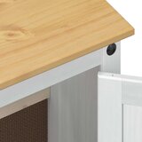Ormarić za umivaonik Bijelo 73 x 33 x 60 cm Čvrsto borovo drvo | shoptok.hr