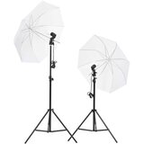 Komplet studijske rasvjete s tronošcima i kišobranima | shoptok.hr