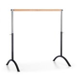 Klarfit BAR LERINA, ČRNA, BALETNI DROG, 110X113 CM, PRENOSEN, NASTAVLJIV PO VIŠINI, JEKLO Cene