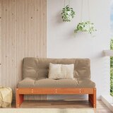  Srednji kauč za vrt Čvrsto borovo drvo Vosak Smeđa | shoptok.hr
