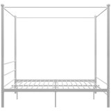  Okvir za krevet s nadstrešnicom bijeli metalni 180 x 200 cm | shoptok.hr