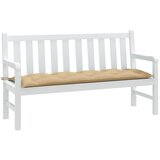  Jastuk za vrtnu klupu prošarano bež 150 x 50 x 7 cm od tkanine | shoptok.hr