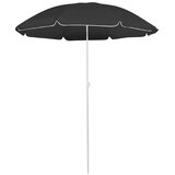  Vrtni suncobran s čeličnim stupom 180 cm antracit | shoptok.hr