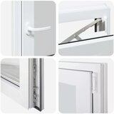 vidaXL podrumski prozor "RISOR" 50x75 cm Okretno-nagibni DIN desni bijeli | shoptok.hr