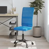 vidaXL Pisarniški stol modro mrežasto blago