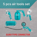 Total alati Set za kompresor 5-delni