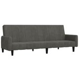 Maison Chic kavč - Sofa - Kanape dvosed z ležiščem temno siv žamet, (21726670) Cene