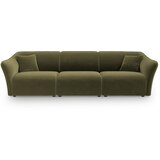 Cosmopolitan Design Zelena žametna sedežna garnitura 292 cm Tokyo – Cene