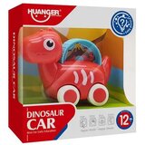 Magic Toys Rdeči avtomobilček dinozaver za dojenčke z gibljivo sliko 10,5cm | Shoptok.si