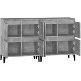  Komode 2 kom siva boja betona 60x35x70 cm od konstruiranog drva | shoptok.hr