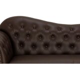 Livetastic Zofa Chesterfield Christel, Rjava, Videz Usnja | Shoptok.si