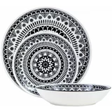 Premier Housewares 12-delni komplet keramičnih krožnikov Maie