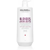 Goldwell Dualsenses Blondes & Highlights šampon za blond lase za nevtralizacijo rumenih odtenkov 1000 ml
