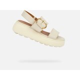 Geox Spherica Women's Cream Sandals - Women's Cene