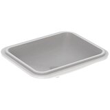 Geberit lavabo podgradni ispod ravne ploče pravougaoni 580X490 nema preliv slavina na ploči 500.766.01.2 | ePonuda.com