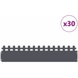  Rubnjaci za travnjak 30 kom. 103 x 0,05 x 22 cm Čelik Antracit | shoptok.hr