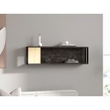 Hanah home zidna polica meedo, 100x29x20 cm, smeđa-antracit | ePonuda.com