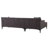 Atelier Del Sofa Kutna garnitura New Petra, L ugao, 250x69x145 cm, Antracit | Eponuda.ba