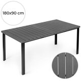 Multi Garden veliki vrtni stol za 8 osoba 180×90 cm za terasu i vrt – siva ploča Cijene