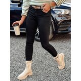 DStreet Spodnie damskie FAYLORISI z push upem czarne | shoptok.hr