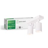 Greentech LED SPOT SVETILJKA GU10 X 2 BELA Cene
