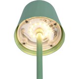  Svetlo zelena LED namizna svetilka s kovinskim senčilom (višina 21 cm) Diaz – | Shoptok.si