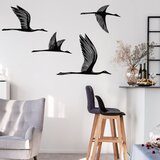 WALLXPERT Magnifico - M359 Crni Dekorativni Metalni Zidni Pribor (4 Komada) | Eponuda.com