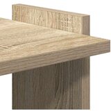 vidaXL Knjižna omara 3-nadstropna sonoma hrast 60x30x120 cm inž. les | Shoptok.si