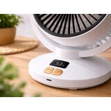 Brezžični LCD aku. ventilator samodejno nihanje USB 22cm bel | Shoptok.si