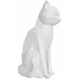 PT LIVING Mat belo Origami Cat, višina 29,5 cm