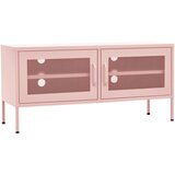 Furnova TV omarica roza 105x35x50 cm jeklo, (21924294) | Shoptok.si