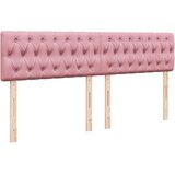  Krevet s oprugama i madracem ružičasti 180x200 cm baršunasti | shoptok.hr