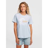 O'neill Majica 'Circle Surfer' svetlo modra / zlato-rumena / bela | Shoptok.si